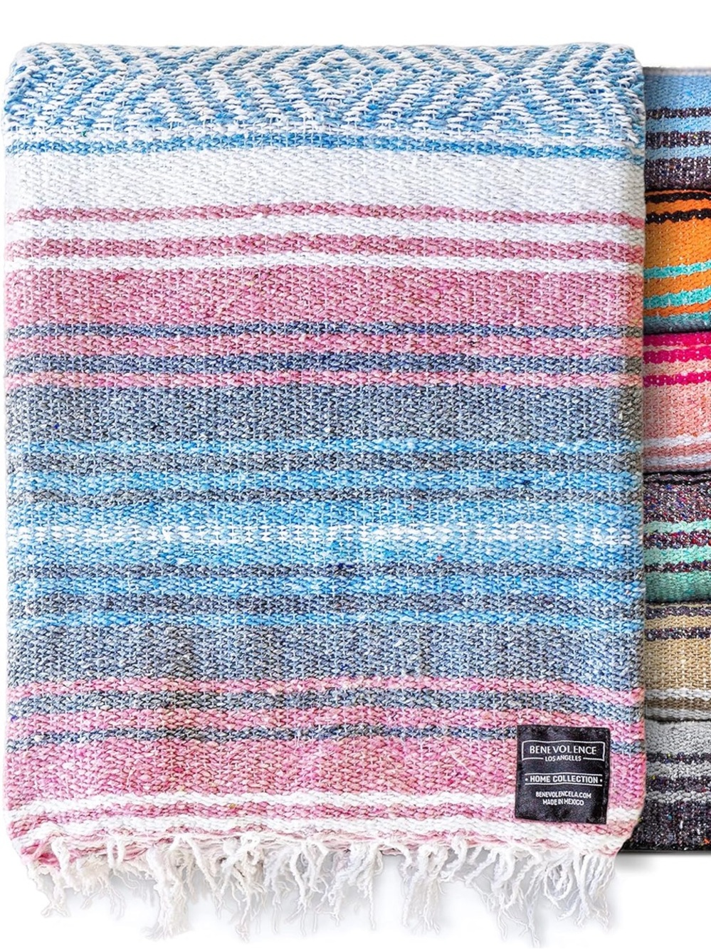NWT Benevolence LA Authentic Handwoven Mexican Blanket